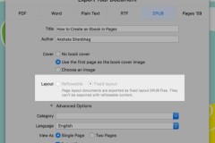 Hướng dẫn từng bước tạo ebook trong Pages trên Mac