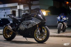 BMW S1000RR vẻ đẹp tráng lệ dưới ánh đèn đường phố
