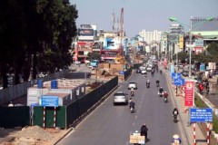 Các phương tiện lưu ý khi đi qua nút giao Thanh Niên - An Dương