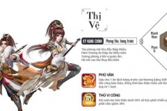 Chi tiết 4 lớp nhân vật chính trong game cung đấu Mộng Hoàng Cung