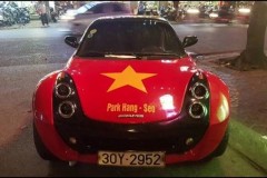 Dàn ‘quái xế’, siêu xe thi nhau độ cổ động U23 Việt Nam