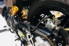 Exciter 150 độ - phiên bản tem kỷ niệm up dàn chân một gắp to lớn