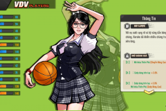 Game thủ có thể thỏa thích lựa chọn nhân vật theo phong cách street style mình ưa thích trong Bóng Rổ Mobi