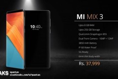 Rò rỉ hình ảnh render của Xiaomi Mi MIX 3, hé lộ nhiều chi tiết thú vị