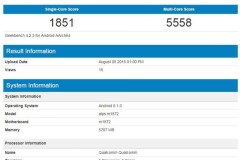 Meizu 16X lộ điểm hiệu năng ấn tượng trên Geekbench, trang bị chip Snapdragon 710, RAM 6GB