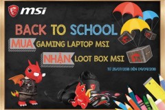 Mua laptop MSI, săn loot box độc đáo