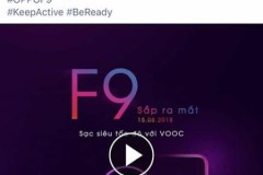 OPPO Việt Nam công bố ngày chính thức ra mắt OPPO F9, có VOOC mới