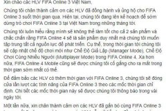 Rớt nước mắt với khoảnh khắc chia tay FIFA ONLINE 3 của game thủ Việt Nam