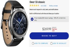 Samsung Gear S3 có giá thấp nhất từ trước đến nay