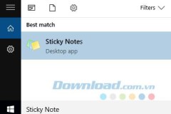 Hướng dẫn sử dụng Sticky Note trên Windows 10