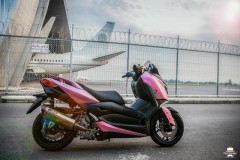 Yamaha X-Max300 độ khá lạ lẫm với sở thích tone màu sáng tạo