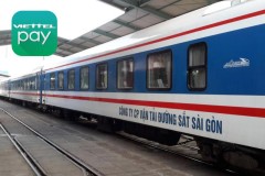 Đặt vé tàu online, đặt vé tàu trên điện thoại với ứng dụng ViettelPay