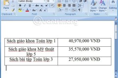 Cách đổi dấu phẩy thành dấu chấm trên Word