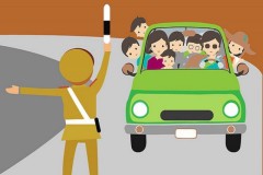 Mức xử phạt đối với ô tô chở quá số người quy định