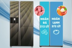 Đỉnh cao của công nghệ là chiếc tủ lạnh SBS R-M700AGPGV4X DIA 3 cánh 584 lít