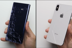Galaxy Note9 và iPhone XS Max: Thử nghiệm thả rơi, ai bền hơn?
