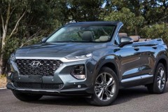 Hyundai SantaFe mui trần có đầy đủ 7 chỗ ngồi bất ngờ xuất hiện tại Úc