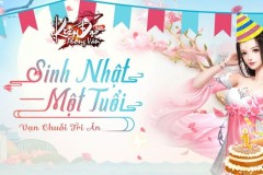 Kiếm Đạo Phong Vân sinh nhật 1 tuổi, tri ân người chơi, tặng code free khắp mọi mặt trận