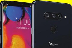 LG V40 ThinQ xuất hiện với notch ẩn, 3 camera theo chiều ngang