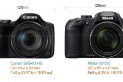 Lựa chọn nào giữa 2 máy ảnh siêu zoom Canon SX540 HS và Nikon Coolpix B700?