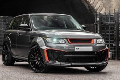 Range Rover Sport SVR độ nổi bật trong màu cam – xám cùng vành 23 inch