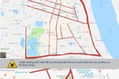 Sơ đồ hơn 20 tuyến phố phục vụ Quốc tang Chủ tịch nước