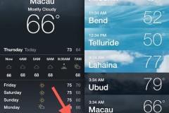 Cách xem thời tiết nhiều địa điểm trên iPhone cùng lúc