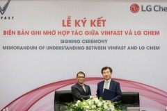 VinFast và LG Chem hợp tác trong lĩnh vực sản xuất các dòng pin tiêu chuẩn quốc tế