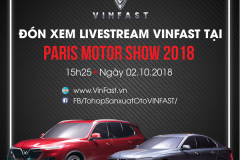 Cùng hồi hộp chờ đợi lễ ra mắt bộ đôi xe VinFast tại Paris Motor Show 2018