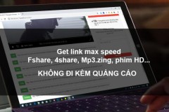 Get link tải max speed Fshare, 4share, Mp3.zing, phim HD không kèm quảng cáo