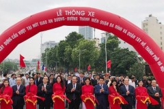 Hà Nội thông xe cầu vượt nút giao An Dương - Thanh Niên