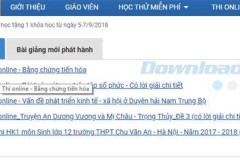 Hướng dẫn làm bài thi, bài kiểm tra online trên TuyenSinh247