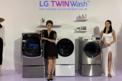 LG Electronics giới thiệu dòng máy giặt lồng đôi TWINWash sở hữu nhiều tính năng tiên tiến, cao cấp