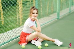 Miss Võ Lâm Truyền Kỳ Mobile tung bộ ảnh trang phục thể thao rực rỡ