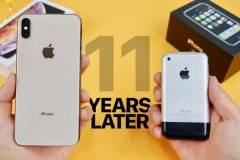 Sau 11 năm, iPhone Xs Max có những thay đổi vượt bậc nào khi so sánh với iPhone 2G
