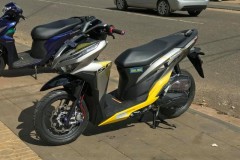 Vừa mới mua Vario 150 2018 đã được độ dàn phanh siêu khủng