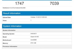 Xiaomi Mi 6S bất ngờ xuất hiện trên Geekbench với chip Snapdragon 835, RAM 6GB