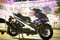 Yamaha Aerox bản độ Movistar đến từ Thái Lan