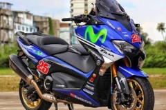 Chiêm ngưỡng Yamaha TMax 530 độ cực chất tại xứ sở Chùa Vàng