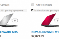 Alienware m15 Core i5+GTX 1060 tùy chọn giá rẻ sẽ ra mắt trong 2 tháng tới