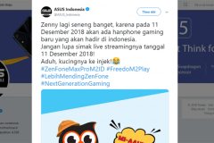 ASUS Indonesia sẽ ra mắt điện thoại thông minh ZenFone Max Pro M2 vào ngày 11/12