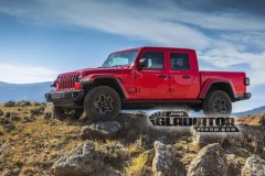Những hình ảnh chính thức đầu tiên của mẫu xe bán tải Jeep Gladiator