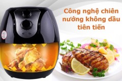 Chiên thức ăn bằng nồi chiên không dầu có giòn không?