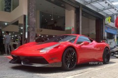 Ferrari 458 Italia độ bodykit Misha Designs duy nhất tại Việt Nam chính thức đeo biển Hà Nội