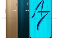 OPPO A7 lộ thêm hình ảnh báo chí với màn hình giọt nước, camera kép