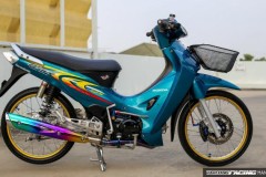 Wave 125 độ dàn chân Sexy với option đồ chơi giá trị