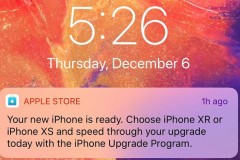 Apple nhắn nhủ khách hàng sắm sửa iPhone mới ngay trên màn hình khóa