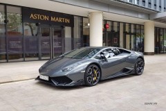 Bắt gặp “siêu bò” Lamborghini Huracan màu xám xuống phố Sài Gòn