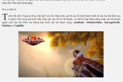 Game thủ Cửu Âm Chân Kính tố NPH ‘hack tài khoản người chơi’