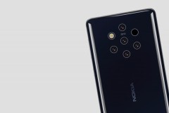 Hình ảnh Nokia 9 PureView với cảm biến vân tay trong màn hình và camera penta-lens